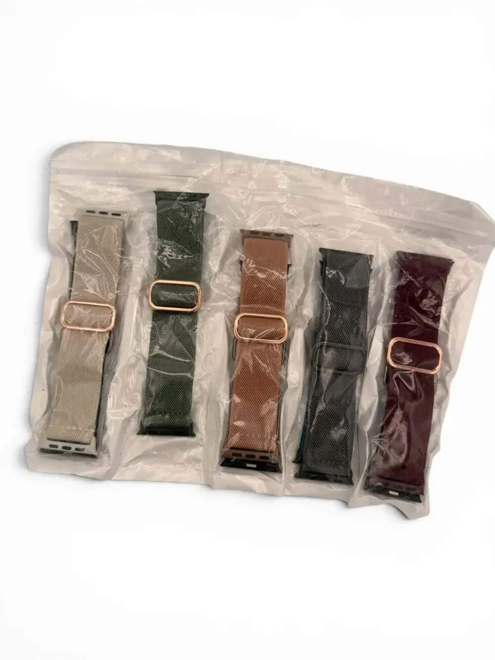9-Pack Elastic Apple Watch Bands and Nyeneil Tortoise Resin Band 38mm/40mm/41mm